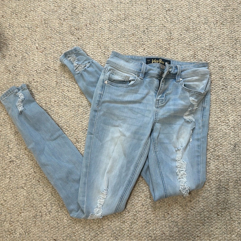 Indigo Rein ripped jeans